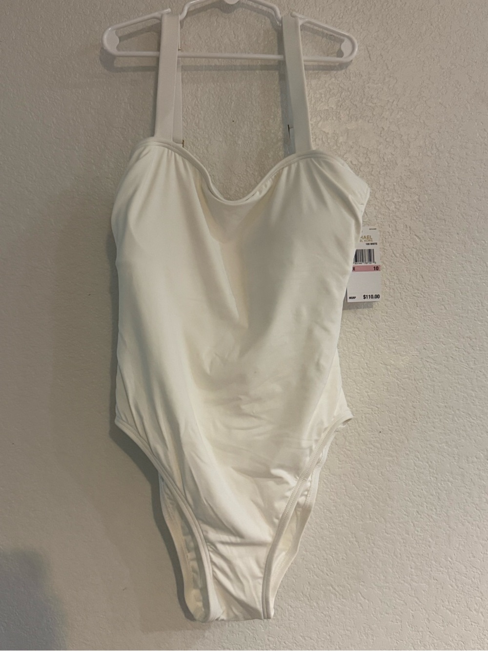 Michael Kors Cream One-Piece Swimsuit for women